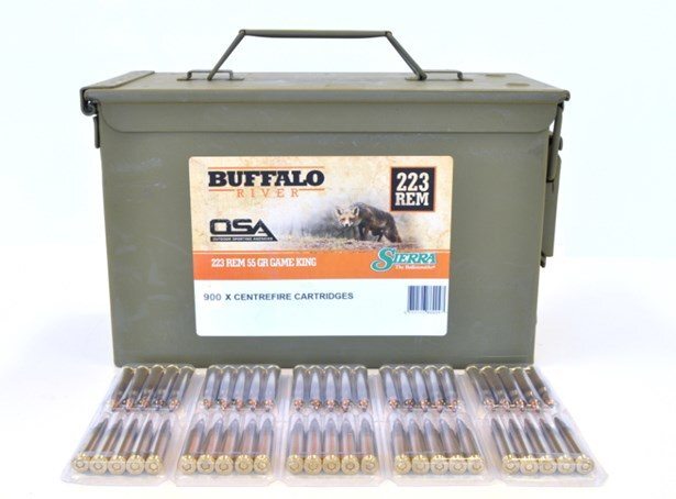Ammo - OSA / ADI / Buffalo River - 223 Rem 55gr Sierra GameKing / 5pk Blister