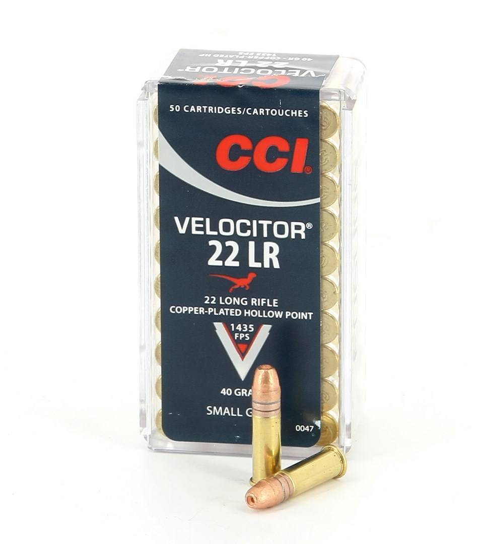 Ammo -  CCI - 22LR 40gr HP Velocitor / 50pk