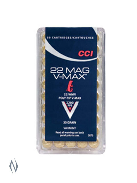 Ammo - 22WMR - CCI 30gr V-Max / 50pk