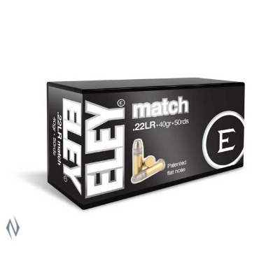 Ammo - 22LR - Eley 40gr Match PFN / 50pk