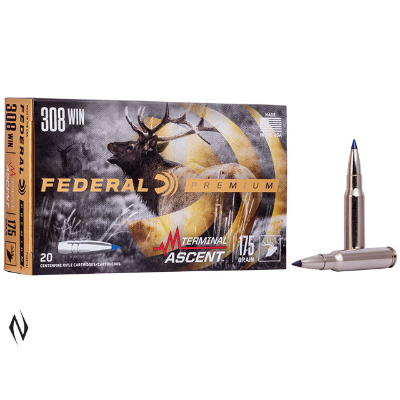 Ammo - 308Win - Federal 175gr Terminal Ascent / 20pk