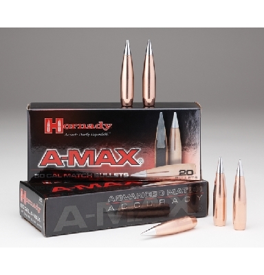 Projectile - 50BMG - Hornady 750gr A-Max / 20pk