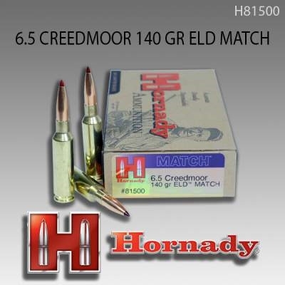 Ammo - 6.5 Creedmoor - Hornady 140gr ELD Match / 20pk