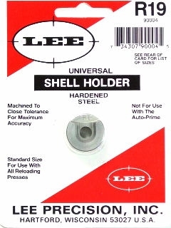 Shell Holder  -  Lee R19 (9mm 38Super)