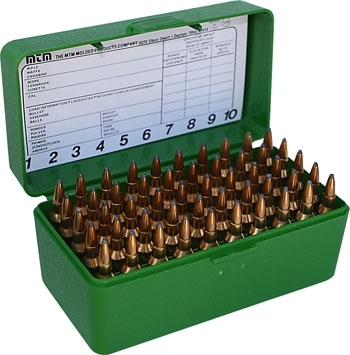 Ammo Box - MTM RS-S-50-10  -  22-250 6PPC 6BR