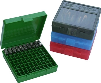 Ammo Box - MTM P100-9-10 - 9mm Green