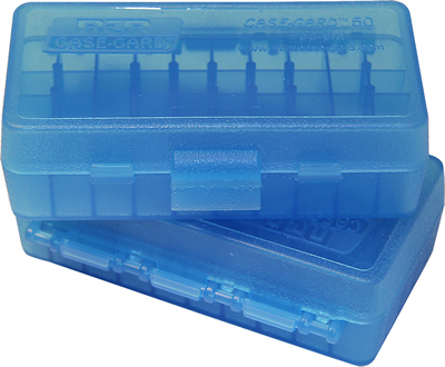 Ammo Box - MTM P50-38-24  -  38spl Clear Blue