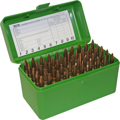 Ammo Box - MTM RS-50-10  -  223 Green