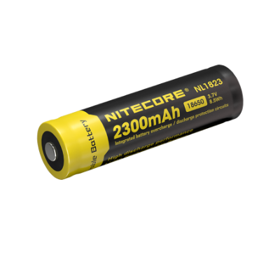 Battery - Nitecore 18650 2300MAH RECHARGABLE LI-ION 3.7V