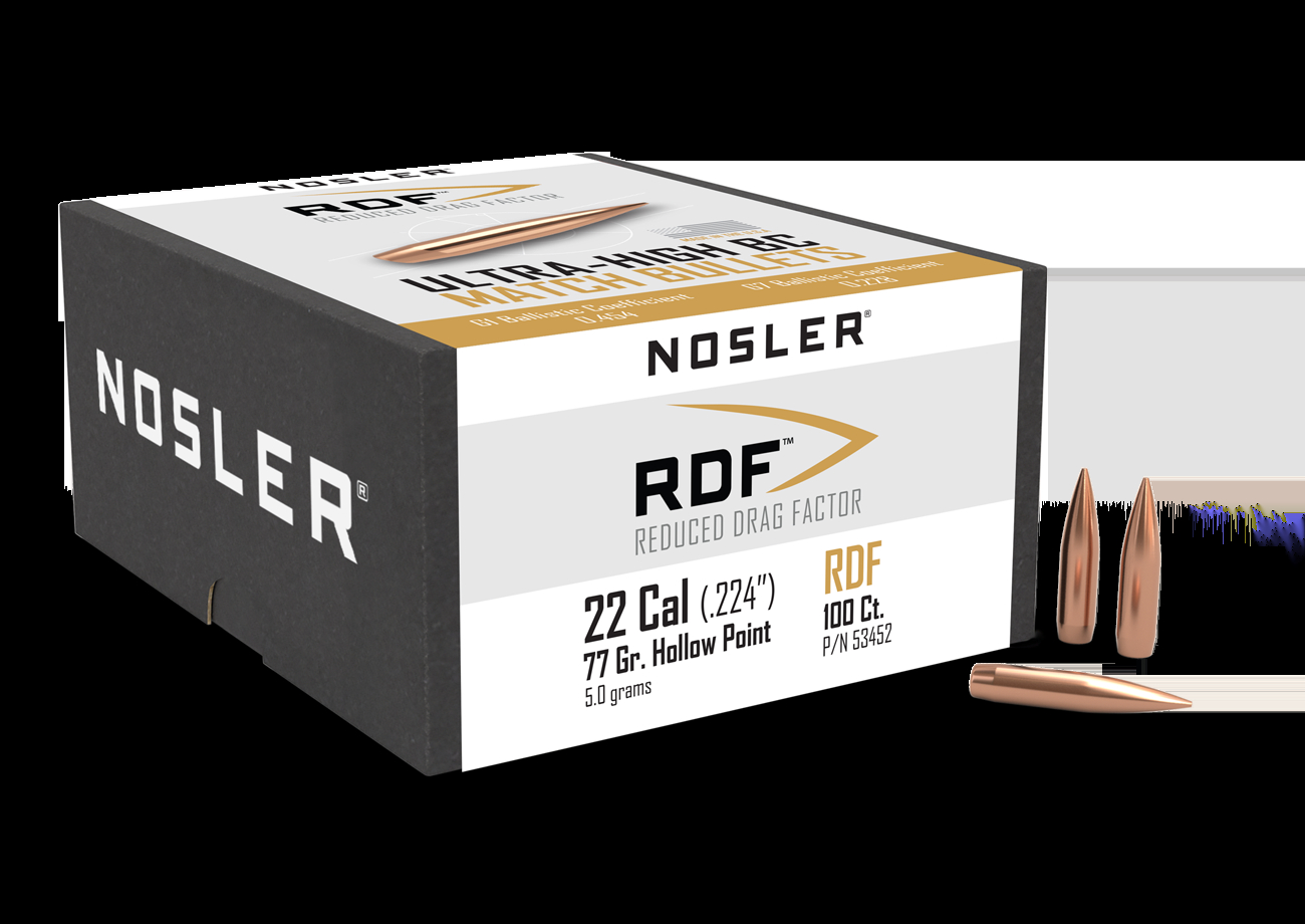 Proj - 22Cal - Nosler RDF 70gr HPBT / 100pk