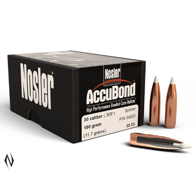 Proj - 30cal - Nosler 180gr Accubond / 50pk