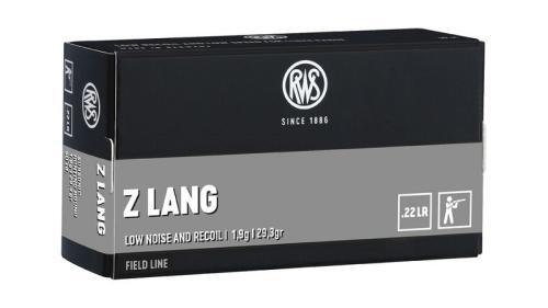 Ammo - 22LR - RWS Z Lang (Long) 29.3gr Low Noise / 50pk