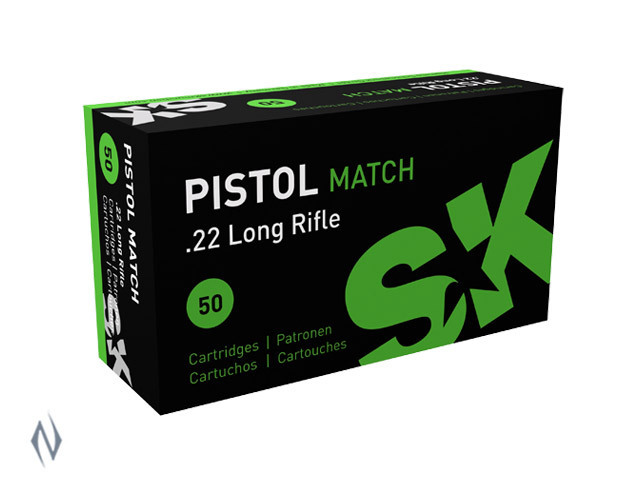 Ammo - 22LR - SK 40gr Pistol Match / 500pk