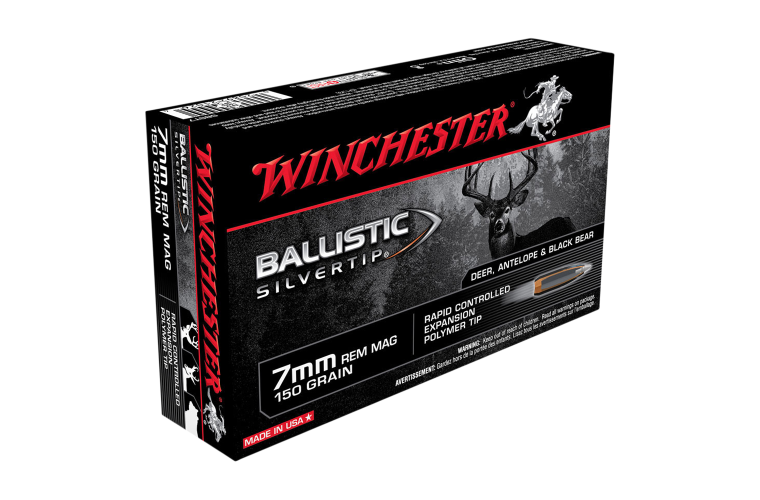 Ammo - 7mm Rem Mag - Winchester 150gr Supreme Ballistic Silvertip / 20pk